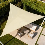 WINDSCREEN4LESS Beige 12X12X12FT Sun Shade Sail Patio Outdoor Anti-uv Top Cover. Fixed Price $26.31.