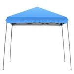 Patiojoy 10' X Pop Tent Slant Leg Canopy W/ Roll-up Side Wall Blue. Fixed Price $69.99.