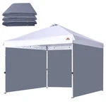 Scocanopy 8X8 Pop Up Side 3 Pack Sunwall Dark Gray. Fixed Price $83.64.