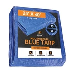 Better Blue Poly Tarp 25' X 40' - Multipurpose Protective Cover Lightweight.... Fixed Price $105.49.