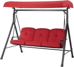 Garden Winds Replacement Canopy Top Cover Carson Creek Swing Red. Fixed Price $107.31.