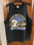 Sturgis Motorcycle Classic 1999 Tank Top Men Xl Anvil Black Double Sided Graphic. Fixed Price $19.99.