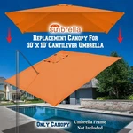 Sunbrella Replacement Canopy Cantilever Umbrellas 10' X 8 Ribs Roma. Fixed Price $374.99.