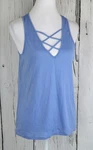 Material Girl Active Lace-up Printed Tank Top Tee Squad Infinity Blue. Fixed Price $13.50.