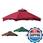 Flexzion Lowes Allen Roth 10X12 Gazebo Replacement Canopy Top - Fits. Fixed Price $164.11.