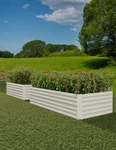 Pack Garvee 8X4X2 Ft Galvanized Raised Garden Bed Kit For Vegetables Herbs. Fixed Price $175.98.