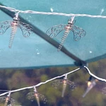 Dragonfly String Lights Indoor Outdoor Patio 10 White Garden Treasures Open Box. Fixed Price $24.99.