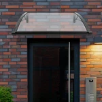 Upgraded Door Awning Canopy With Strong Drainage For Sun And Protection. Fixed Price $76.06.