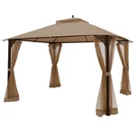 Topbuy 12' X 10' Octagonal Tent Gazebo Canopy Shelter W/ Mosquito Netting. Fixed Price $226.99.