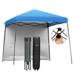 Patiojoy Pop Tent 10' X Slant Leg Canopy W/ Roll-up Side Wall Blue. Fixed Price $69.99.