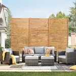 Privacy Screen 36 X 73 H Wooden Outdoor Freestanding Panel Vevor Divider Patio. Fixed Price $129.99.
