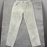 Vintage Ozark Mountain Bareback Tan Straight Leg Denim Jeans Women's Size 15/16. Fixed Price $52.00.
