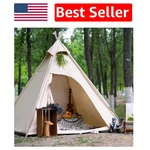 Easy Assembly 3-SEASON Pyramid Camping Tent For 2-3 Persons Lightweight Design. Fixed Price $406.59.