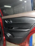21 22 23 Rogue Right Rear Door Trim Panel W/manual Sunshade. Fixed Price $195.00.