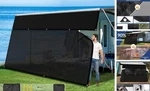 Rv Awning Sun Shade Screen With Zipper 8' 12'3",900D Oxford Cloth + Vinyl. Fixed Price $126.57.