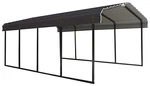 Arrow Storage Products Carport, 12 Ft. X 20 7 Charcoal. Fixed Price $1499.99.
