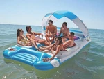Member's Mark Paradise Island Float With Canopy, 2 Built-in Coolers, 6 Person. Fixed Price $124.09.