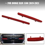 Pair For Dodge Ram 1500 19-21 Red Front Grille Insert Cover Trim Accessories. Fixed Price $34.08.