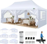 Cobizi Canopy 10X20 Pop Up Tent Waterproof With Sidewalls. Fixed Price $390.40.