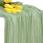 Mds Pack Of 12 Christmas Cheesecloth Table Runners 35X170 Inch, 14FT Long - Rust. Fixed Price $129.77.