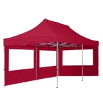 Toolport Pop Up Canopy 10X20 Ft Portable Gazebo Red Sidewalls Aluminumnew. Fixed Price $348.00.