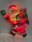 Vintage Christmas Santa Claus Light Up Mesh Wire Wall/window Decor 16 /41CM Tall. Fixed Price $32.61.
