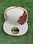 New Era Mlb Los Angeles Dodgers 59FIFTY Sz 7 1/2 Unique Grey Red Mesh Screen. Fixed Price $39.99.