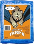 Grizzly Tarps By B-air 6' X 8' Large Multi-purpose Waterproof Heavy Duty Poly. Fixed Price $12.13.