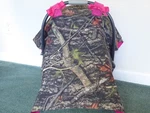 **true Timber**camo W/bows Pink Handmade Baby Infant Car Seat Canopy. Fixed Price $55.99.