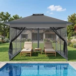 Outdoor Gazebo 13X13FT Heavy Duty Canopy Patio Tent With Mosquito Netting. Fixed Price $159.99.