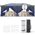 10'X 20' Easy Pop Up Gazebo Canopy Tent Waterproof Outdoor With Wall & Bag. Fixed Price $159.99.