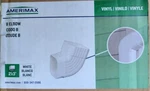 (20 Pack) Amerimax In. 3 White Vinyl Side Elbow M0628. Fixed Price $39.98.