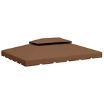 Outsunny 13'X10' Double Roof Gazebo Replacement Canopy Top Cover, Coffee. Fixed Price $69.09.