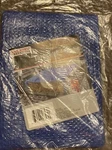 New Tool Bench Hardware Blue Lightweight Mesh Plastic Tarp, 4X6 Ft Cover Shade. Fixed Price $6.40.