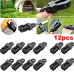 12PCS Camping Awning Tarp Clamp Set Tent Clips Hanger Survival Emergency Grommet. Fixed Price $17.38.