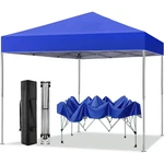 Canopy Tent, 10X10 Ft Easy Pop Up Outdoor Portable Straight Leg Gaz. Fixed Price $84.79.