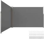 Retractable Side Awning Outdoor Privacy Screen, Waterproof & Uv-resistant Gray. Fixed Price $247.99.