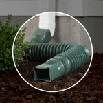 Amerimax 85011 Flex-a-spout Green Rainwater Colander 4.5 H 25.5 In.. Fixed Price $23.12.