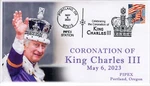 23-179, 2023, Pipex, Event Cover, Pictorial Postmark,coronation Of King Charles. Fixed Price $5.50.
