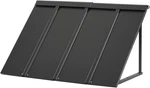 Vevor Fixed Metal Awning 44 24 In, Window Door Canopy, Stable Triangle. Fixed Price $96.55.