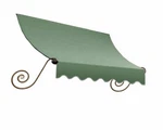 Awntech 3-FEET Charleston Window/entry Awning, 44 By 36-INCH, Sage. Fixed Price $199.95.