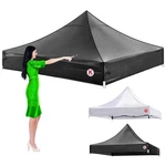 New 10X10 Canopy Replacement Top Cover For Pop Up Tent - 8 Drainage Ho.... Fixed Price $63.41.