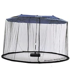15FT Mosquito Netting For Patio Umbrella Double Sided Black. Fixed Price $61.85.