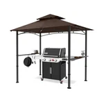 Mastercanopy 8 X 5 Grill Gazebo Outdoor Bbq With 2 Led Lights (.... Fixed Price $139.36.