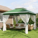 11'X11' Pop Up Gazebo Tent Garden Party Canopy With Mosquito Netting. Fixed Price $120.69.