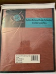 Exclusive Fabrics Bellino Persimmon Blackout Curtains 50'' 96''. Fixed Price $18.00.