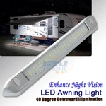 12V 10" Silver Led Awning Porch Light Rv Caravan Boat Garden Patio Annex Lamp. Fixed Price $35.99.