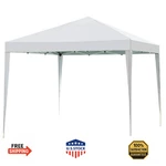 Impact Canopy 10' X Tent Gazebo With Dressed Legs, White. Fixed Price $137.23.