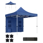 Outsunny 10' X Heavy Duty Pop Canopy Tent, UPF50+, Dark Blue. Fixed Price $119.99.