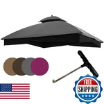 Easylee 10X12 Replacement Canopy Top Cover For Lowe's Allen Roth GF-12S004B-1 Ga. Fixed Price $203.13.